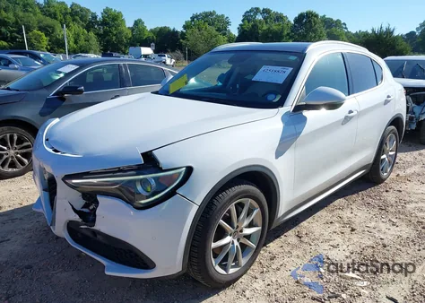2018 Alfa Romeo Stelvio Ti Lusso Awd z USA, uszkodzony, nr VIN ZASFAKRN3J7C16023